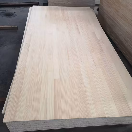 Tableros articulados con dedos de madera de pino/caucho Radiata de Nueva Zelanda de 15 mm y 18 mm