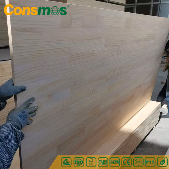 Tablero articulado Finger de pino Radiata, tablero de madera maciza para muebles