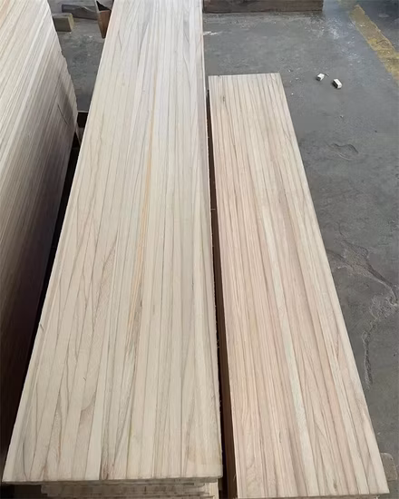 20 mm de ancho de tiras de madera de Paulownia laminada Núcleo de madera para tablas de surf